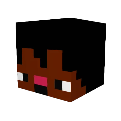 p4papi Minecraft avatar head, 3D render
