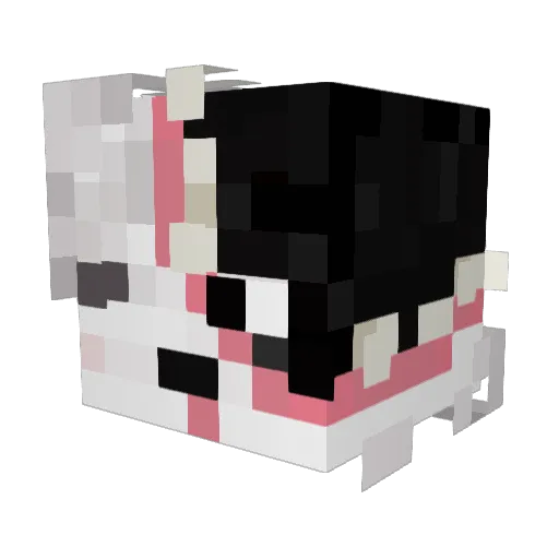 p6o0b Minecraft avatar head, 3D render
