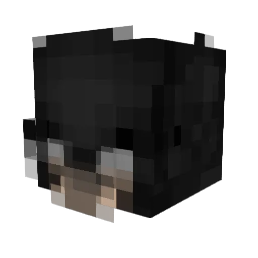 p8ms Minecraft avatar head, 3D render