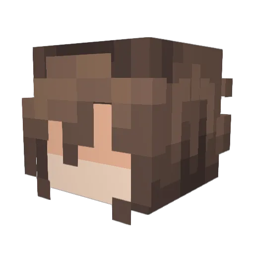 p9b Minecraft avatar head, 3D render