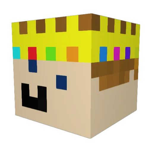 pAbLo_69_69 Minecraft avatar head, 3D render
