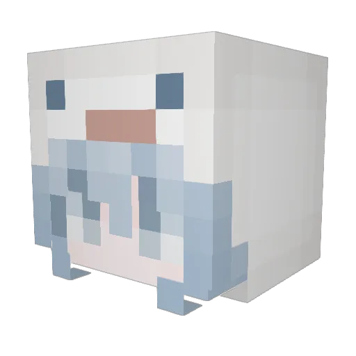 pCamilly Minecraft avatar head, 3D render