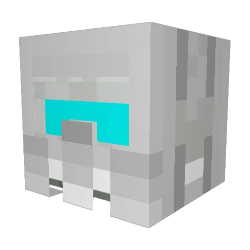 pEpsilonae Minecraft avatar head, 3D render