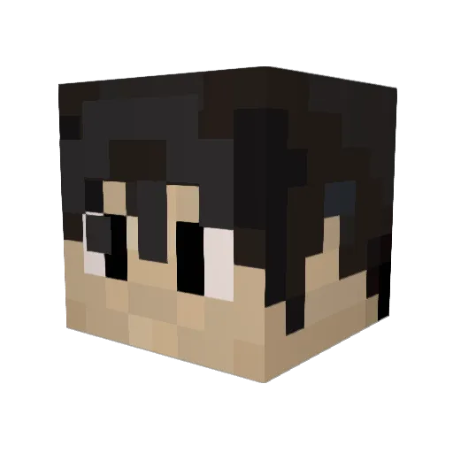 pHiLiPhS Minecraft avatar head, 3D render