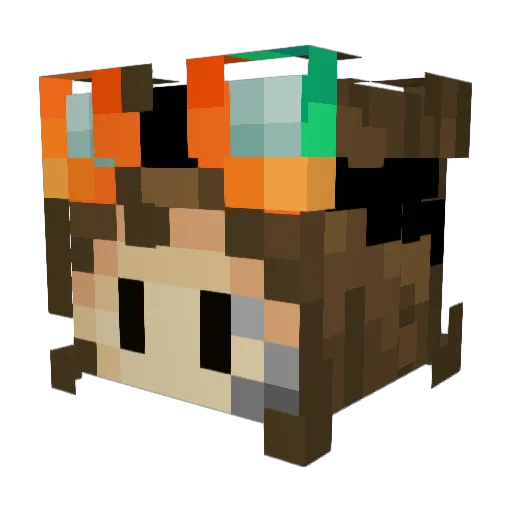 pIckLEs_314 Minecraft avatar head, 3D render