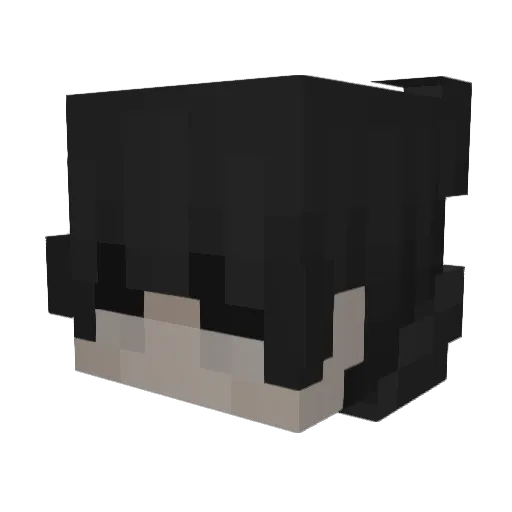 pLil_Senpaiq Minecraft avatar head, 3D render