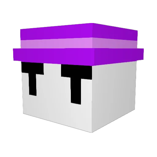Minecraft-Avatar von pNzer0: Kopf als 3D-Render