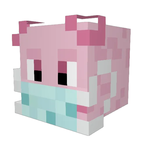 pShermann Minecraft avatar head, 3D render