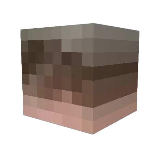 pT_T Minecraft avatar head, 3D render