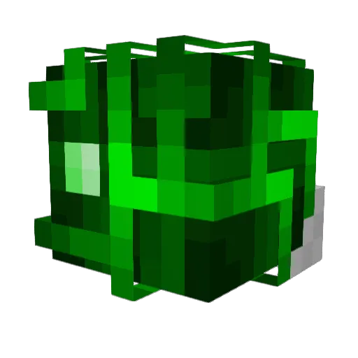 pTies Minecraft avatar head, 3D render