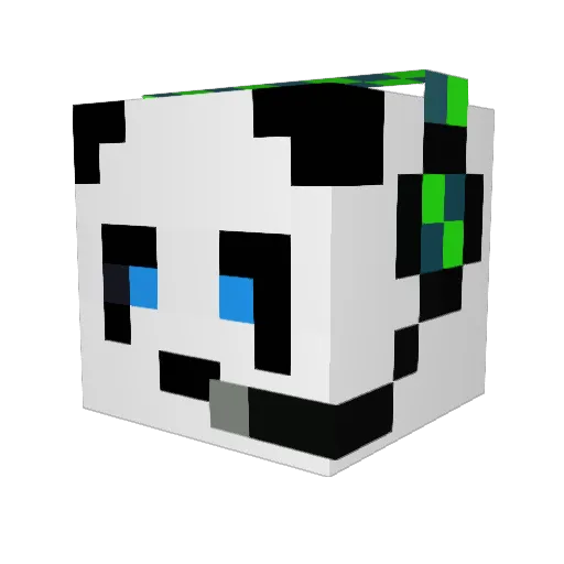 p_Ao Minecraft avatar head, 3D render