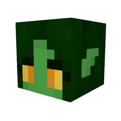 p_grsnk Minecraft avatar head, 3D render