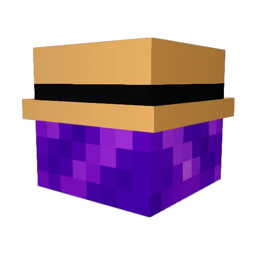 p_ikae Minecraft avatar head, 3D render