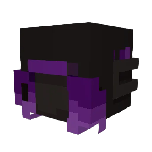 p_urpl Minecraft avatar head, 3D render