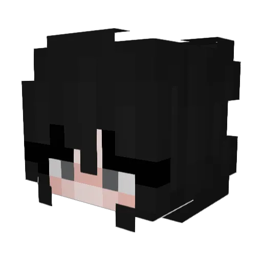 pa15777 Minecraft avatar head, 3D render