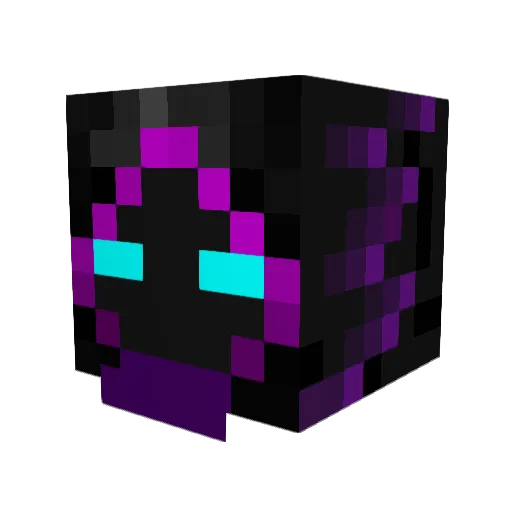 pa__fet Minecraft avatar head, 3D render