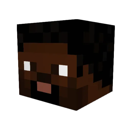 paaaaaaat Minecraft avatar head, 3D render