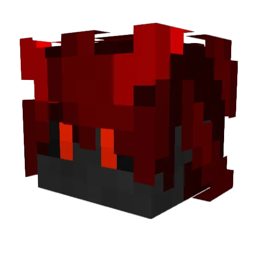 paakpl Minecraft avatar head, 3D render