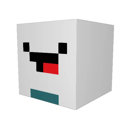 paal62 Minecraft avatar head, 3D render