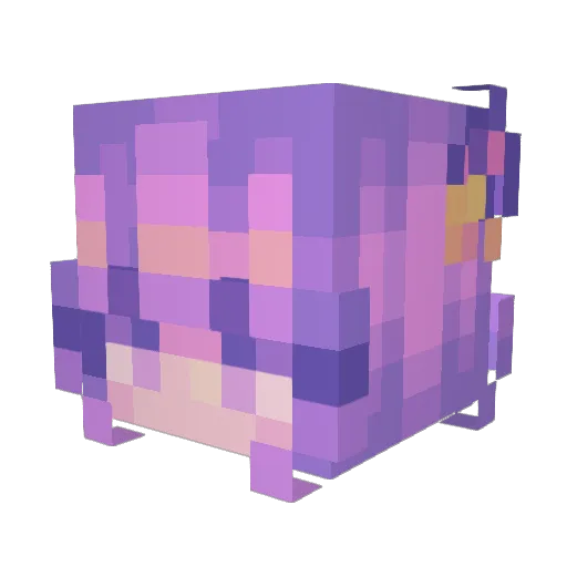 paavaa Minecraft avatar head, 3D render