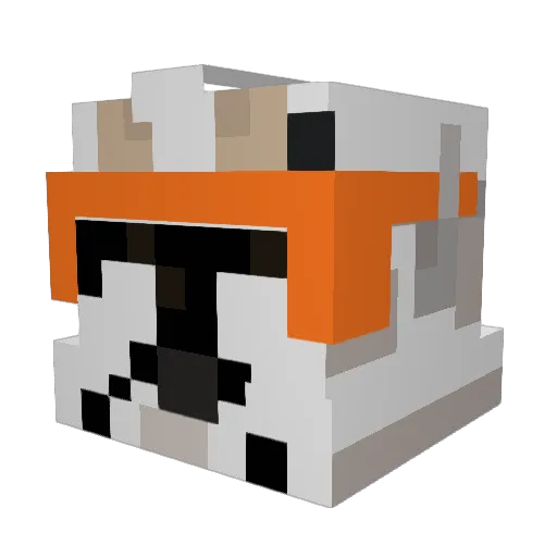 pabli4ever Minecraft avatar head, 3D render