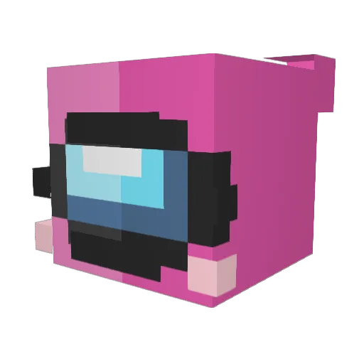 pablitos12 Minecraft avatar head, 3D render