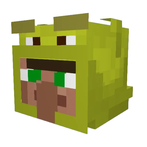 pablocoboss Minecraft avatar head, 3D render