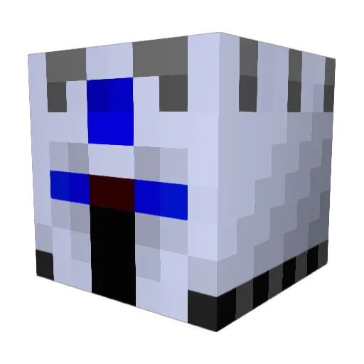 pablocum Minecraft avatar head, 3D render