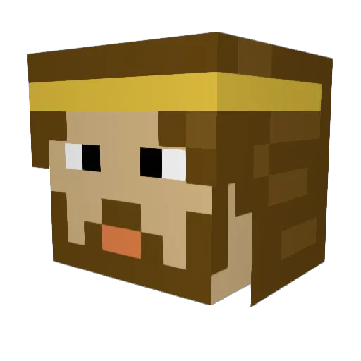 pabloescobar77 Minecraft avatar head, 3D render