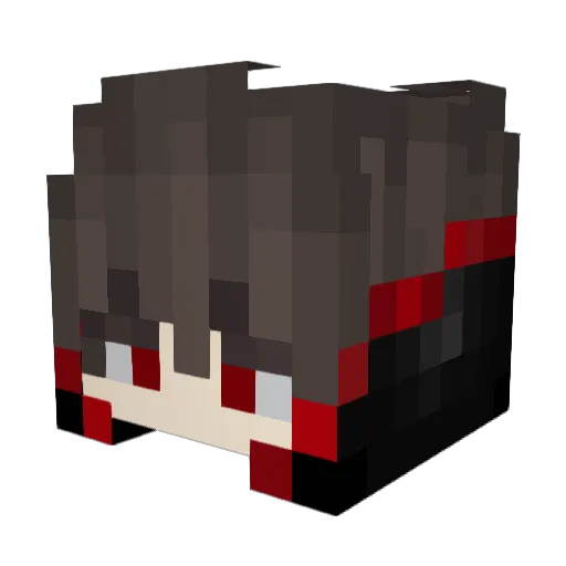 pablog_12 Minecraft avatar head, 3D render