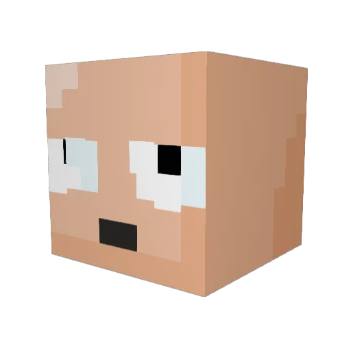 pablolol123 Minecraft avatar head, 3D render
