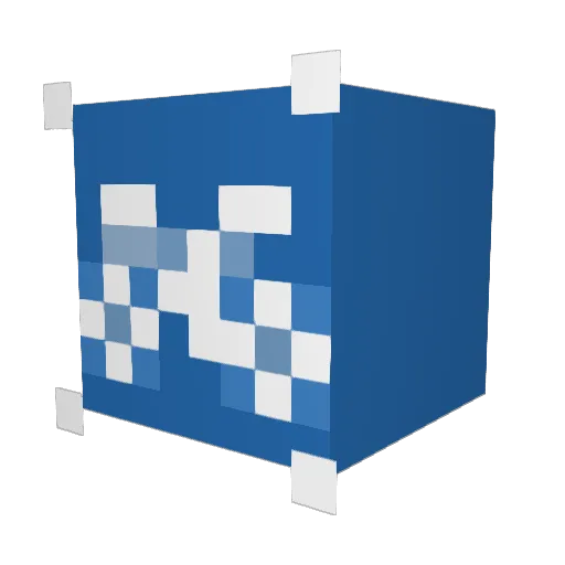 pablomp_ Minecraft avatar head, 3D render