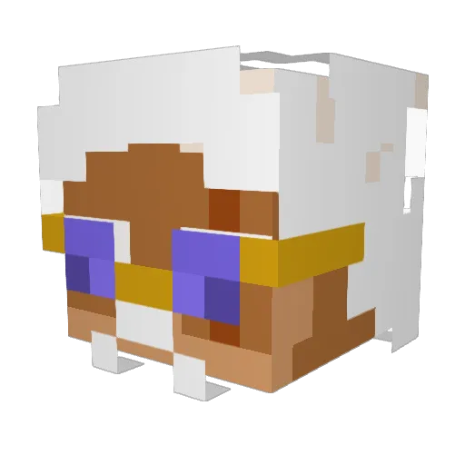 pablosaezz_ Minecraft avatar head, 3D render