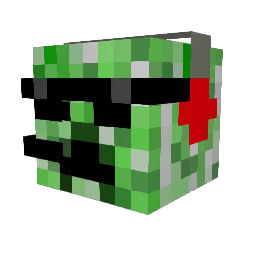pabloscobar123 Minecraft avatar head, 3D render