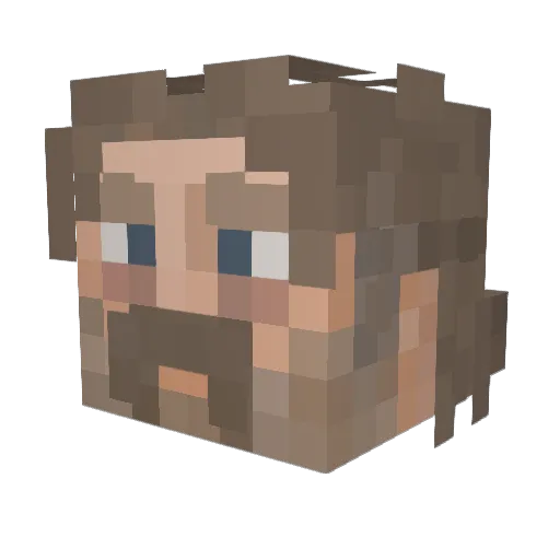 pabloth4 Minecraft avatar head, 3D render