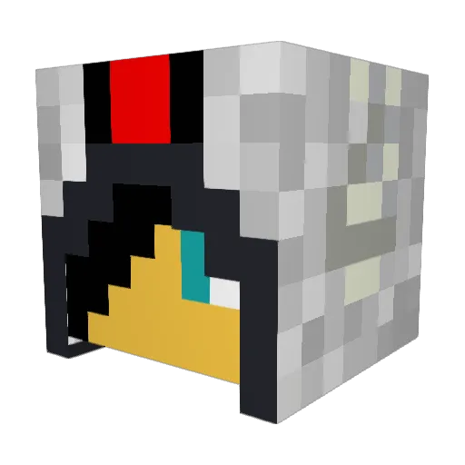 pablothealpaca Minecraft avatar head, 3D render