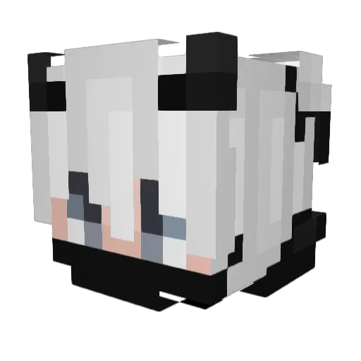 pablotodo Minecraft avatar head, 3D render