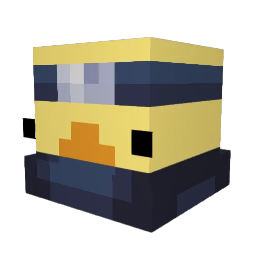 pablox2n Minecraft avatar head, 3D render