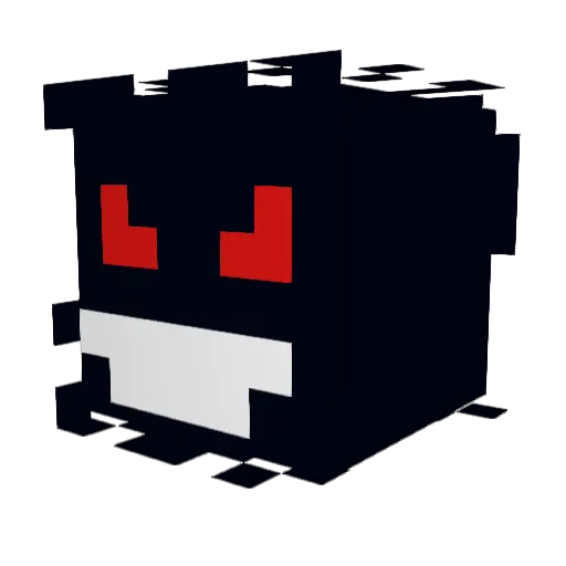 pac_isf Minecraft avatar head, 3D render
