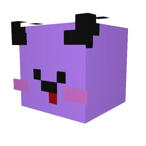 pacach9800 Minecraft avatar head, 3D render