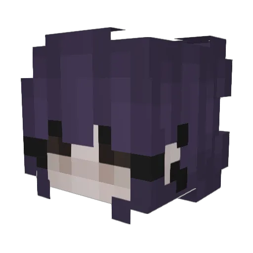 pachingus Minecraft avatar head, 3D render
