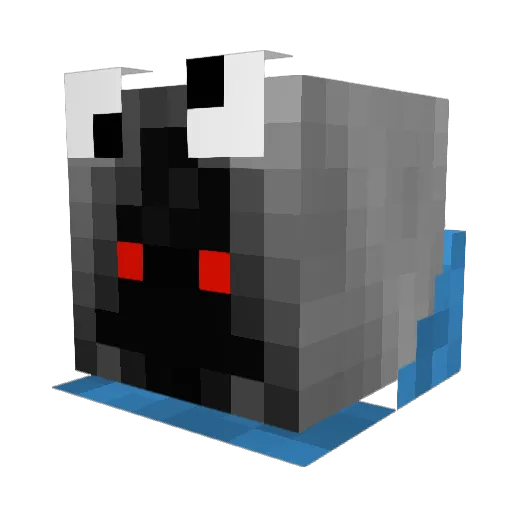 packman999 Minecraft avatar head, 3D render