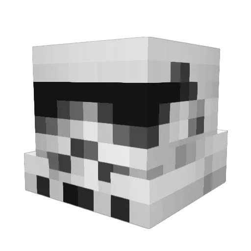 packmn455 Minecraft avatar head, 3D render