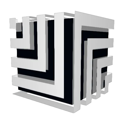 pacman_s Minecraft avatar head, 3D render