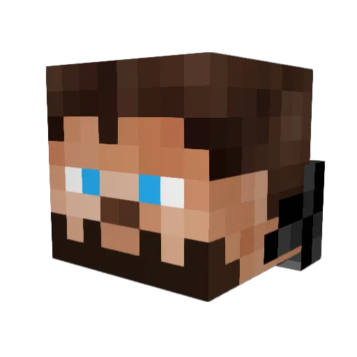 paco_490 Minecraft avatar head, 3D render