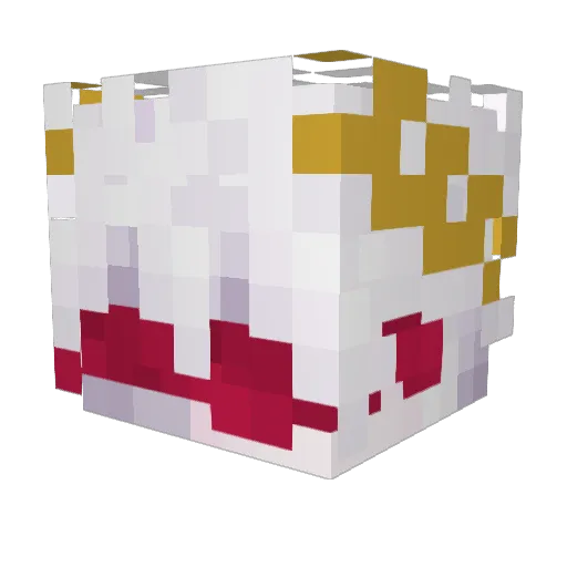 padam07 Minecraft avatar head, 3D render
