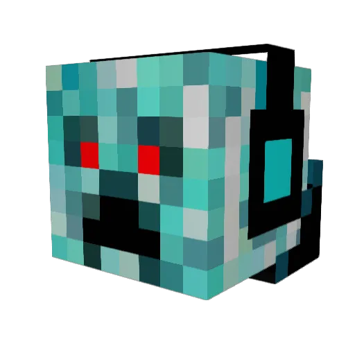 padawan1212 Minecraft avatar head, 3D render
