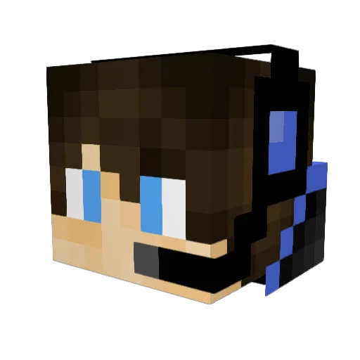 paddy193 Minecraft avatar head, 3D render