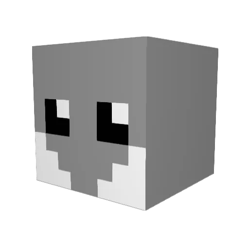 padenOKC Minecraft avatar head, 3D render