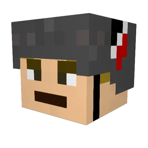 padremaronno105 Minecraft avatar head, 3D render